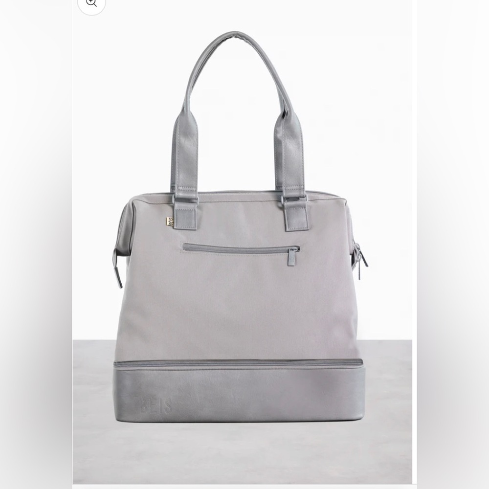 BEIS mini convertible weekender in grey
